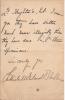 Letter Signed from the Victorian author Gertrude Mary Ireland Blackburne