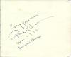 Bold signatures of Paul Robeson and his accompanist and arranger, Lawrence Brown